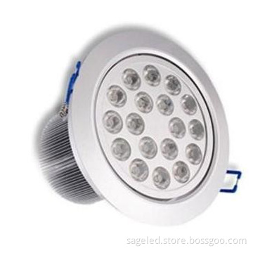 18W  LED ceiling lights bright silver